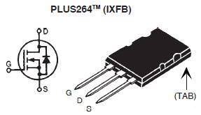 IXFB170N30P, N-канальный силовой MOSFET транзистор со встроенным быстрым диодом (HiPerFET)